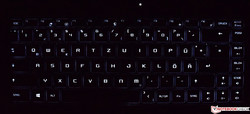 MSI P65 8RF Creator keyboard (backlit)