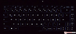 MSI P65 8RF Creator keyboard (backlit)