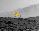 Curiosity’s mysterious “combat tripod” on Mars. The bizarre object appeared in just one frame.
