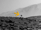 Curiosity’s mysterious “combat tripod” on Mars. The bizarre object appeared in just one frame.
