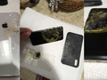 The man claims the almost brand-new iPhone XS Max simply caught on fire. (Source: J.Hillard/iDrop News)