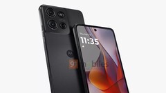 The Moto G75 will have a flat display, flat frame, and a flat back. (Image source: 91Mobiles)