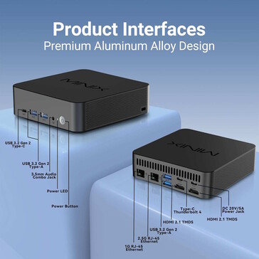 Thunderbolt 4 is available as well (Image source: Minix)