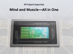 A promotional image for Nvidia's upcoming Spark superchip