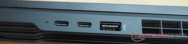 On the right: 2x USB-C 3.2 Gen 2 (incl. DisplayPort), USB-A 3.2 Gen 2