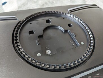 VESA mounting is supported, but no screws are included