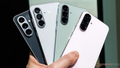 The successor to the Samsung Galaxy A56 can now be seen for the first time in real-world images, in a new color option. (Image source: Notebookcheck)