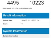 Samsung Galaxy Note 10 (SM-N970F) on Geekbench (Source: Ice universe on Twitter)