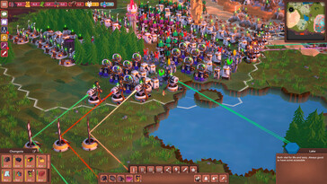 Pictured: A gameplay screenshot from Scorchlands.
