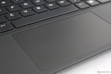 Clickpad feedback is firmer and louder than on most other gaming laptops, but surface area is quite small