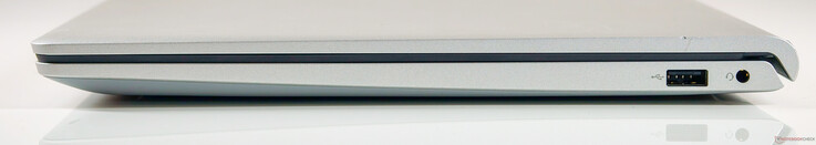 Right: USB 2.0 Type-A, 3.5 mm combo audio jack