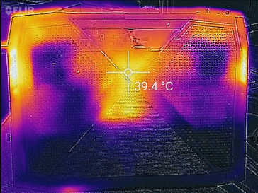 Heat map (load, underside)