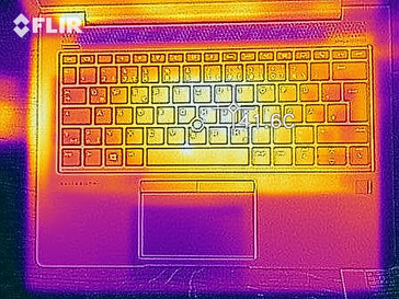 Thermal image under load - Top