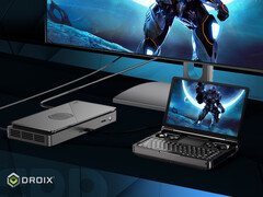The GPD Win Mini 2025 comes in black and white finishes. (Image source: GPD &amp; Droix)