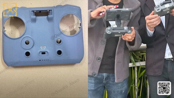 Shots of the Mavic 4 Pro's RC Pro 2 controller. (Image source: Quadro_News)