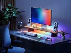 Nanoleaf Smart LED Monitor Stand has dual-mode RGB lighting.