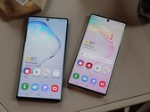The Samsung Galaxy Note 10 phones. (Source: Yahoo)
