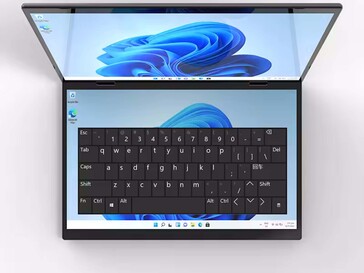 The 10-inch laptop sports a touch keyboard (Image source: Nwnlap)