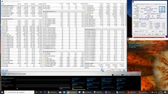 System information during a FurMark stress test