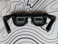 Xreal One Pro AR glasses laying flat