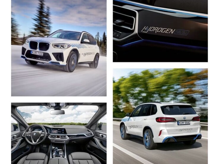 Compared to battery electric vehicles, hydrogen propulsion vehicles require fewer raw materials. (Image source: BMW)