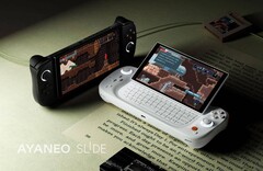 The AYANEO SLIDE will be available in at least two colour options. (Image source: AYANEO)