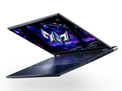 Acer Predator Helios Neo 16S AI was announced at CES 2025 with the RTX 5070 Ti laptop GPU. (Image source: Acer)