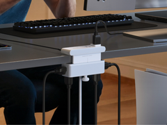 Anker’s Nano Power Strip (pictured) has a clamp design. (Image source: Anker)