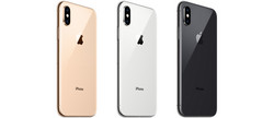 The iPhone XS color options: Gold, Silver and Space Gray.
