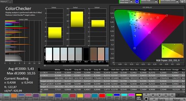 CalMAN color accuracy