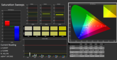 CalMAN: Color saturation