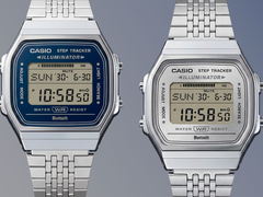 The Casio ABL-100WE-2A (left) and the ABL-100WE-7A (right), pictured.