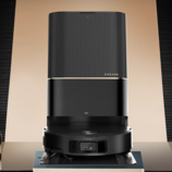 Dreame X40 Pro Ultra 采用可伸缩的 LiDAR 炮塔，可以安装在低矮的家具下。（图片来源：Dreame）