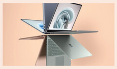 The Microsoft Surface Laptop Go 2 in its four colour options. (Image source: Microsoft)