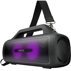 The UBoom X portable Bluetooth speaker in black colorway (Image source: PRNewswire)