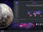EndeavourOS 2025.02.08 Mercury desktop with installer app running (Image source: EndeavourOS)
