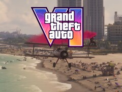 Plane in GTA 6 flying above Vice City