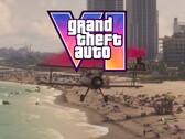 Plane in GTA 6 flying above Vice City