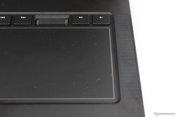 Front-facing speaker grilles on the sides of the keyboard Front-facing speaker grilles on the sides of the keyboard
