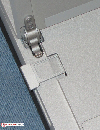 The slot supports nano SIM cards.