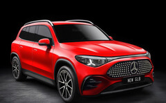 Mercedes GLB 2026: Electric and mild hybrid variants planned for mid-2026. (Image source: TopElectricSUV - Render)