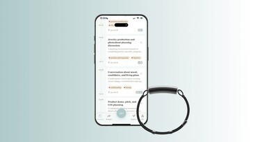 The Nirva wearables automatically record conversations to create journals, map relationships, and offer personalized life guidance. (Image source: Nirva)