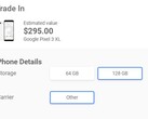 US$295 for the 128 GB Pixel 3 XL. (Source: Google)