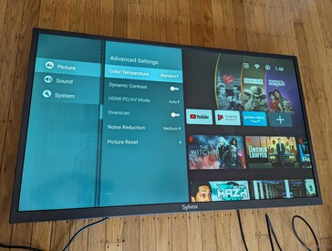 Android TV pre-installed with just under 9 GB of storage available to the user