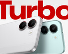 The Turbo 5 will launch in China on January 29, 2026. Pictured: a promo picture showing the back of the phone in two colors. (Image source: Redmi)