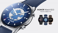 The Watch GS 3 is available in Classic Gold, Ocean Blue and Midnight Black colourways. (Image source: Honor)