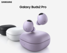 Samsung sells the Galaxy Buds2 Pro in a few colours. (Image source: Samsung)