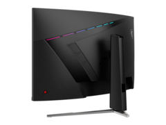 MSI&#039;s MAG 325CQRXF E2 240Hz WQHD gaming monitor. (Image source: MSI)