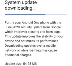 Xiaomi Mi A1 June 2020 update now available (Source: Own)