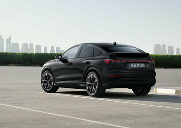 The Audi Q4 e-tron Sportback has a sportier sloping roof for added aerodynamics. (Image source: Audi)